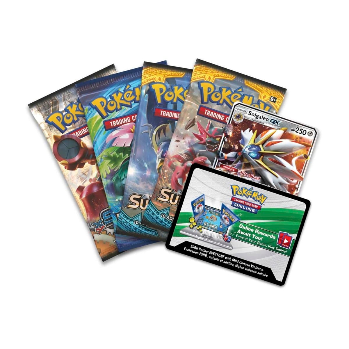 Pokémon TCG: Legends of Alola Tin (Solgaleo-GX) 2